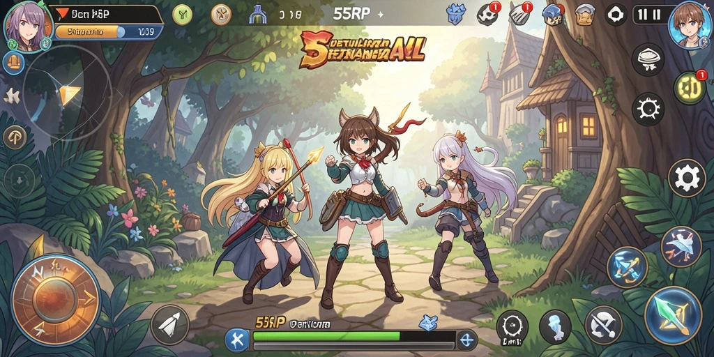 Tampilan menarik dari gameplay 55RP yang penuh aksi.