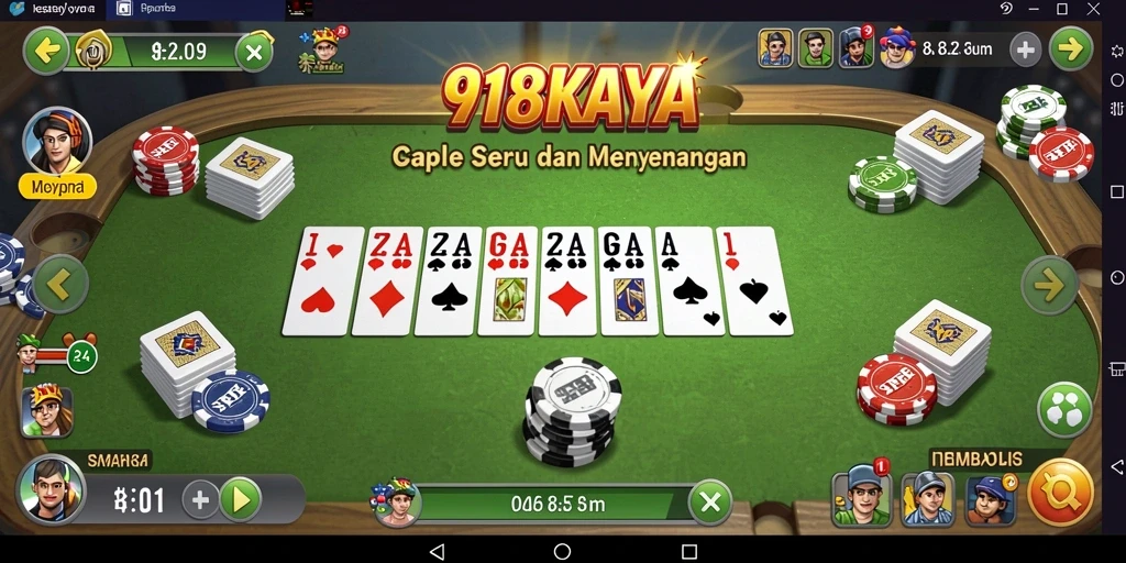 Tampilan gameplay seru dan interaktif di 918KAYA.