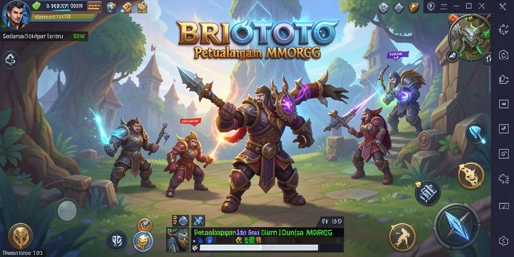 Tampilan gameplay BRIOTOTO yang menarik dan dinamis.