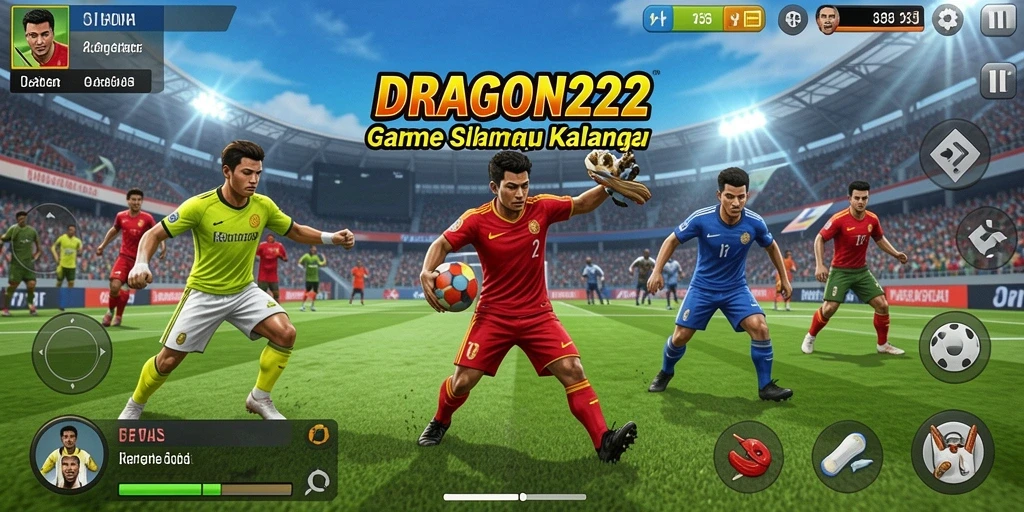 Screenshot gameplay DRAGON222 yang menampilkan aksi seru olahraga.