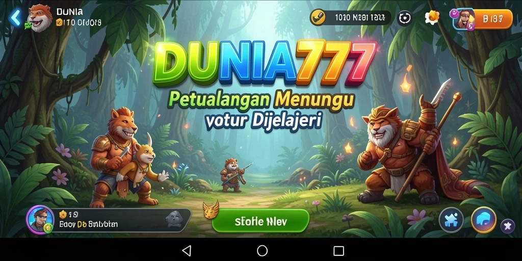 Tampilan gameplay DUNIA777 yang memukau dan menantang.