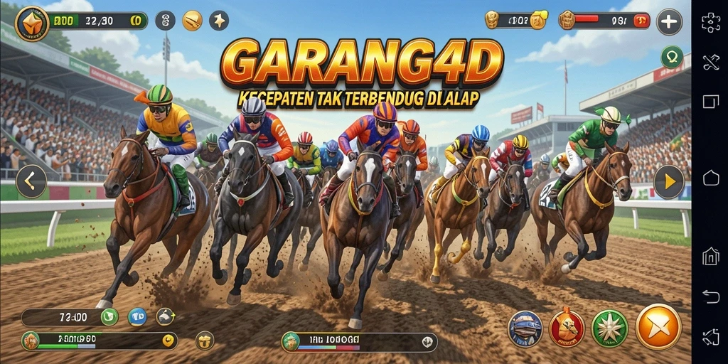 Tangkapan layar gameplay GARANG4D dengan aksi balapan seru.