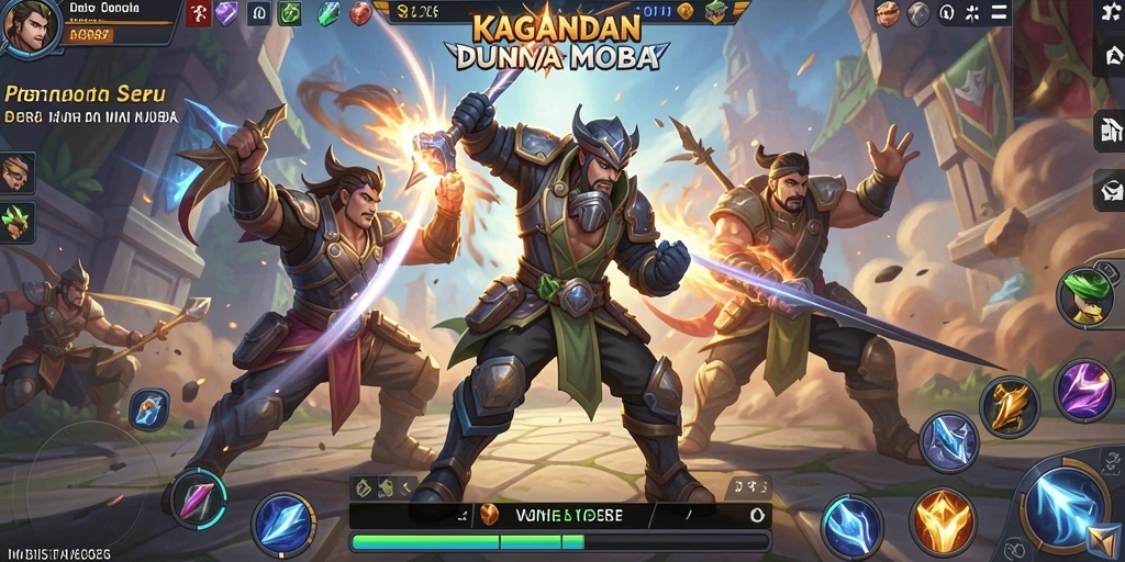 Tampilan gameplay seru dan intens dari KAGANDAN.