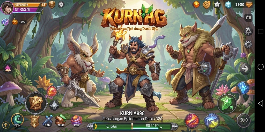 Tangkapan layar KURNIA898 menunjukkan aksi pertarungan epik dalam dunia RPG.