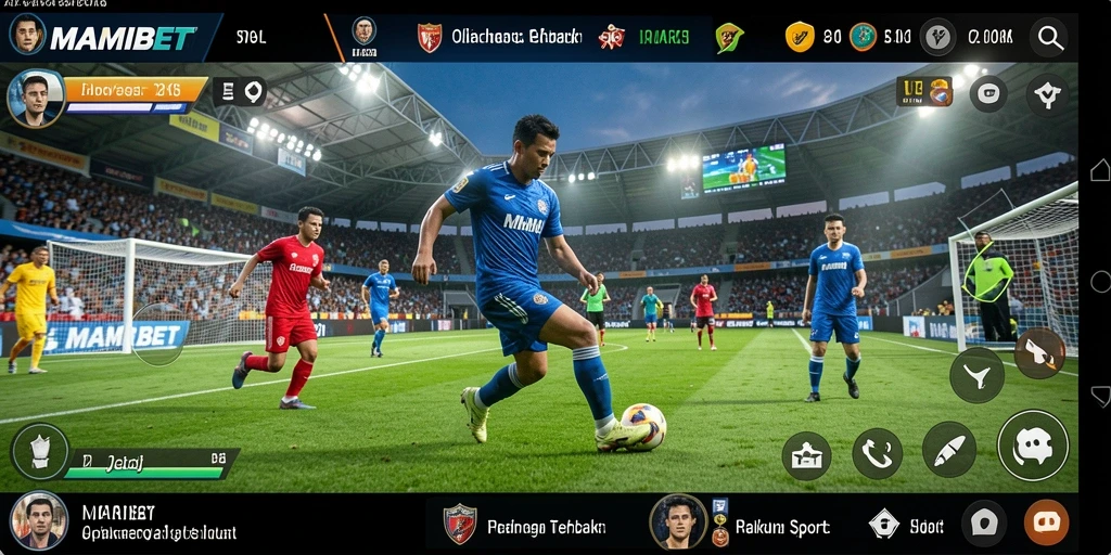 Tampilan gameplay MAMIBET menampilkan kegiatan olahraga yang mendebarkan.