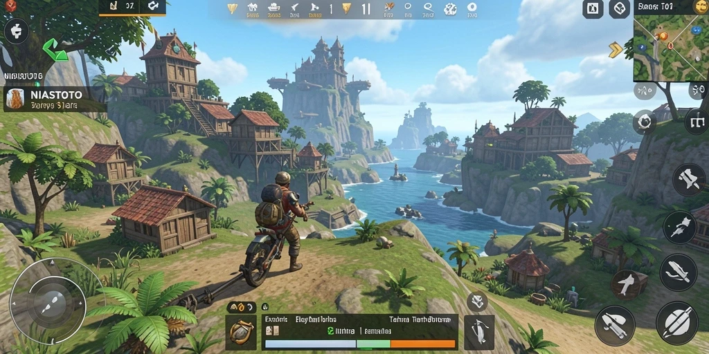 Tampilan gameplay menarik dari NIASTOTO dengan eksplorasi dunia terbuka.