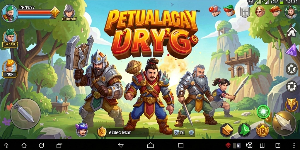 Screenshot utama dari gameplay PPRRYY yang seru dan mendebarkan.