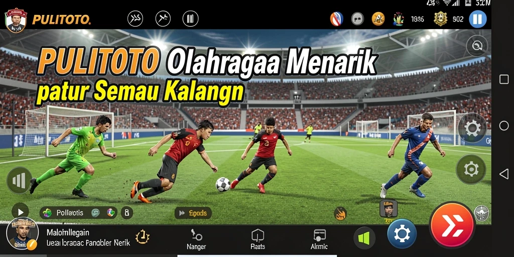 Tampilan gameplay PULITOTO yang penuh aksi dan kompetitif.