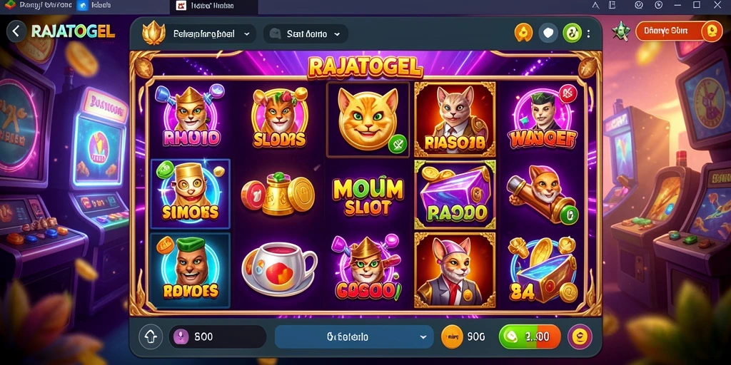 Tampilan gameplay menarik di RAJATOGEL yang menampilkan keseruan slot.