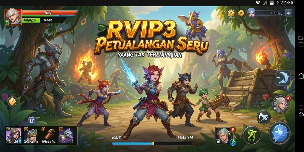 Gameplay petualangan yang mendebarkan dalam RVIP3.