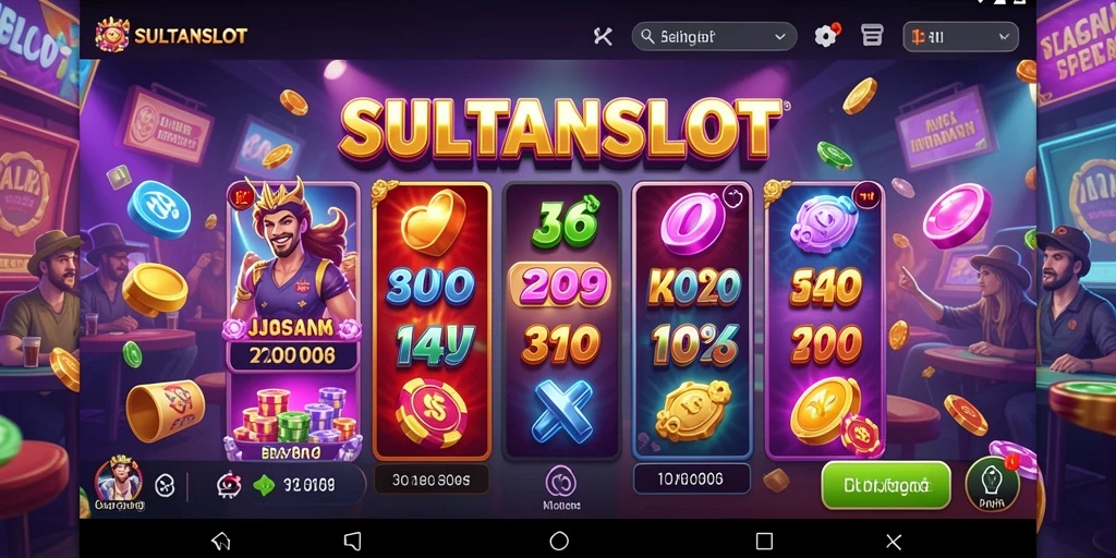 Tampilan grafis dan gameplay menarik dalam SULTANSLOT.