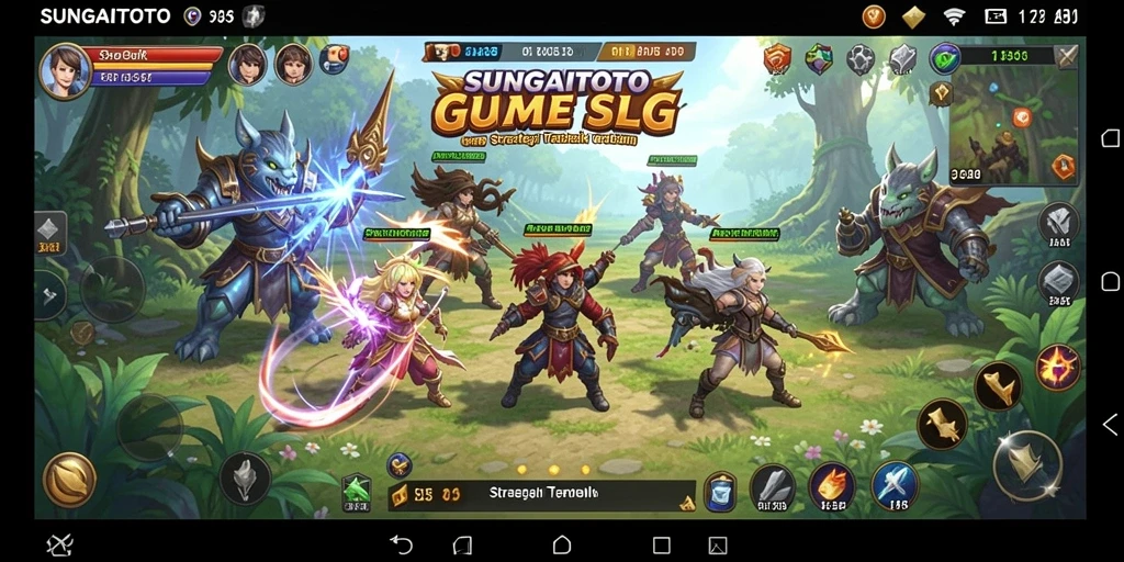 Tampilan gameplay menarik dalam SUNGAITOTO dengan pertempuran strategi.