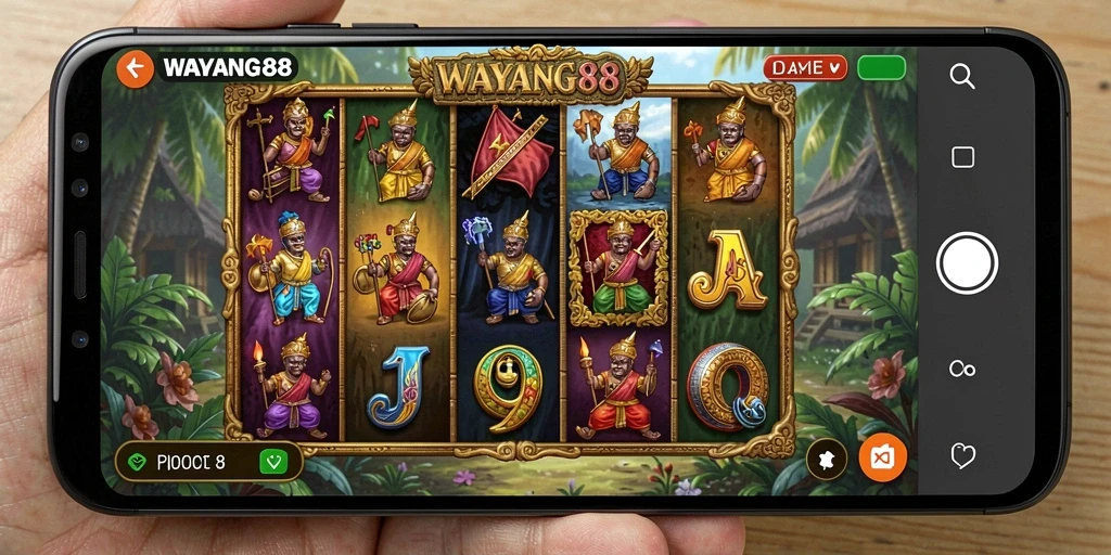 Tampilan gameplay Slot yang mengagumkan dari WAYANG88.