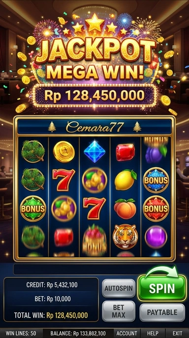 Screenshot kategori aplikasi di cemara77.